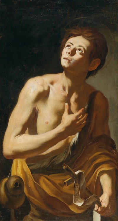 Der junge Johannes der Täufer von Hendrick de Somer